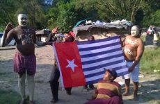 Free West Papua Campaign South Africa flag raising and Support West Papua Self-determination