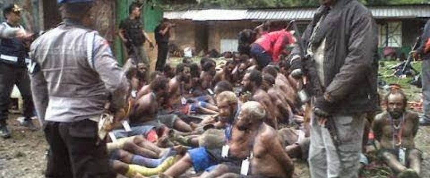 Statement on the mass arrests and burning of houses in Timika