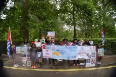 Free West Papua demonstration in London