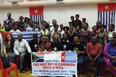 Benny Wenda Launching of the Free West Papua Campaign Cape Town, South Africa