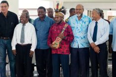Letter of condolence after the death of former Vanuatu Prime Minister, Edward Natapei