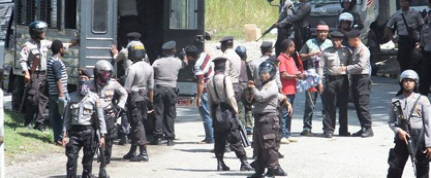 Indonesian Police blockade Papua People’s Action and 200 people arrested including one person shot dead