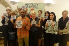 Benny Wenda gives a talk at Amnesty International Reading 2015