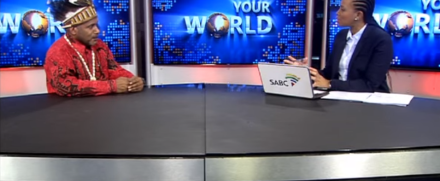 Benny Wenda – SABC news South-Africa