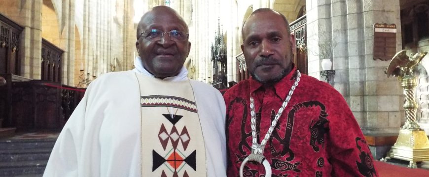 Archbishop Emeritus Desmond Tutu meets with Benny, renews call for UN review of West Papuan self-determination