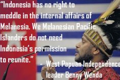 Benny Wenda responds to the Indonesian government, “West Papua will never be part of Indonesia.”