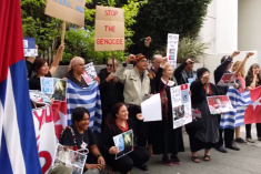 Free West Papua protest rally 04-29-2015
