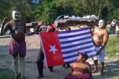 Free West Papua Campaign South Africa flag raising and Support West Papua Self-determination