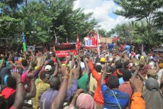 Photos from the pro MSG rallies and arrests in West Papua on 28th May