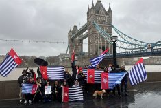 December 1st Free West Papua flag raisings