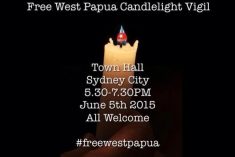 Candlelit vigils for West Papua to be held in Sydney and Melbourne