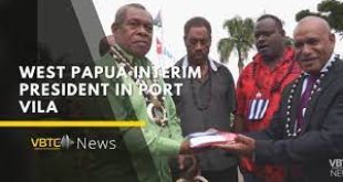 West Papua interim President arrive in Port Vila | VBTC News