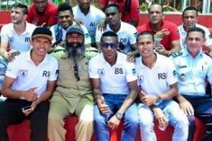 West Papuan football team Persipura Jayapura visits West Papua’s famous political prisoners, Filep Karma