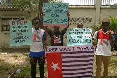 Free West Papua protest in Nigeria